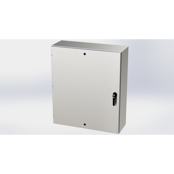 Saginaw Control & Engineering 3 Point Latch with Padlock Handle Electrical Enclosures, 42 in H, 12 in D, 36 in W SCE-42EL3612SSLPPL - main